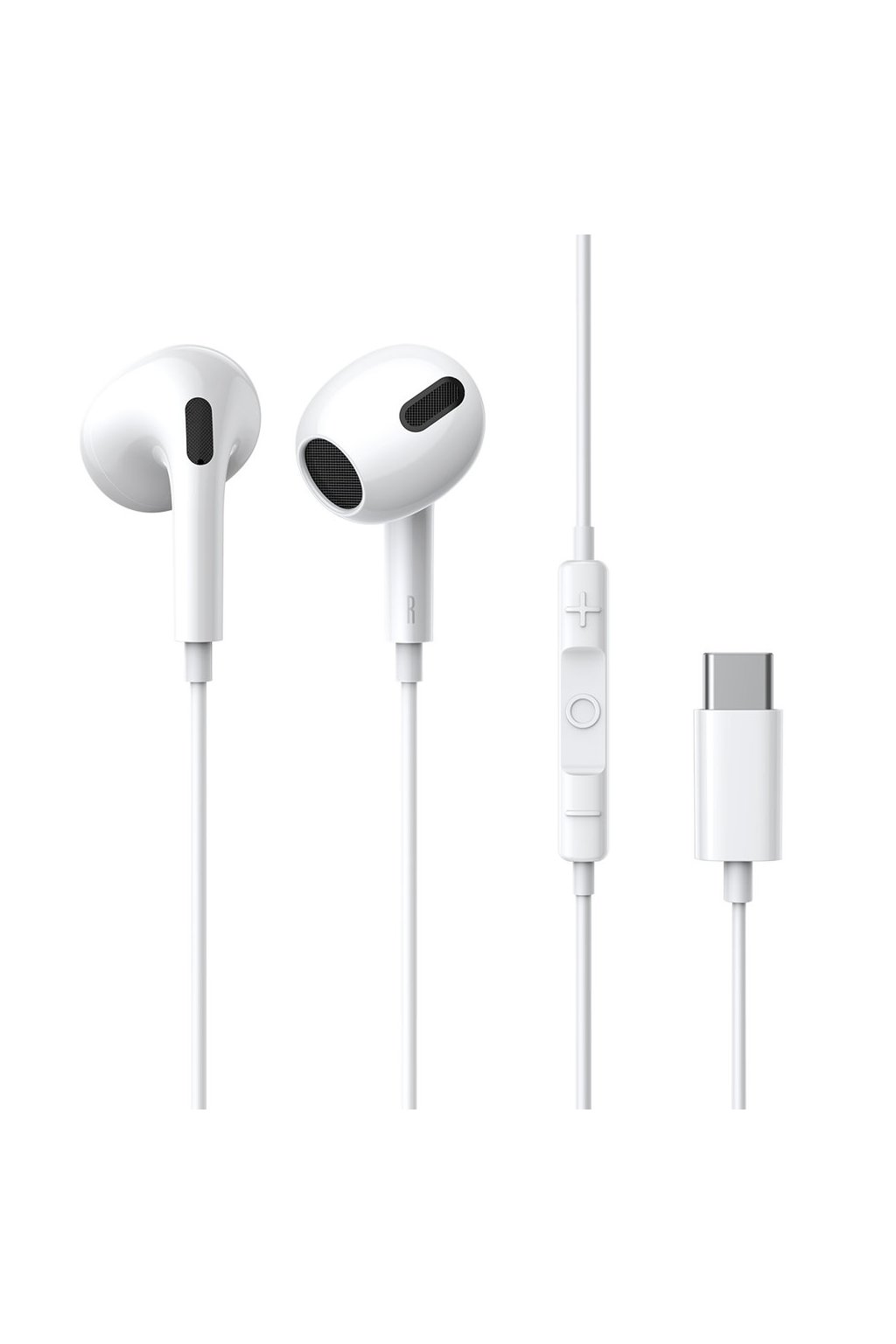 eng pl Baseus encok c17 in ear wired headphones with usb type c microphone white NGCR010002 84967 1