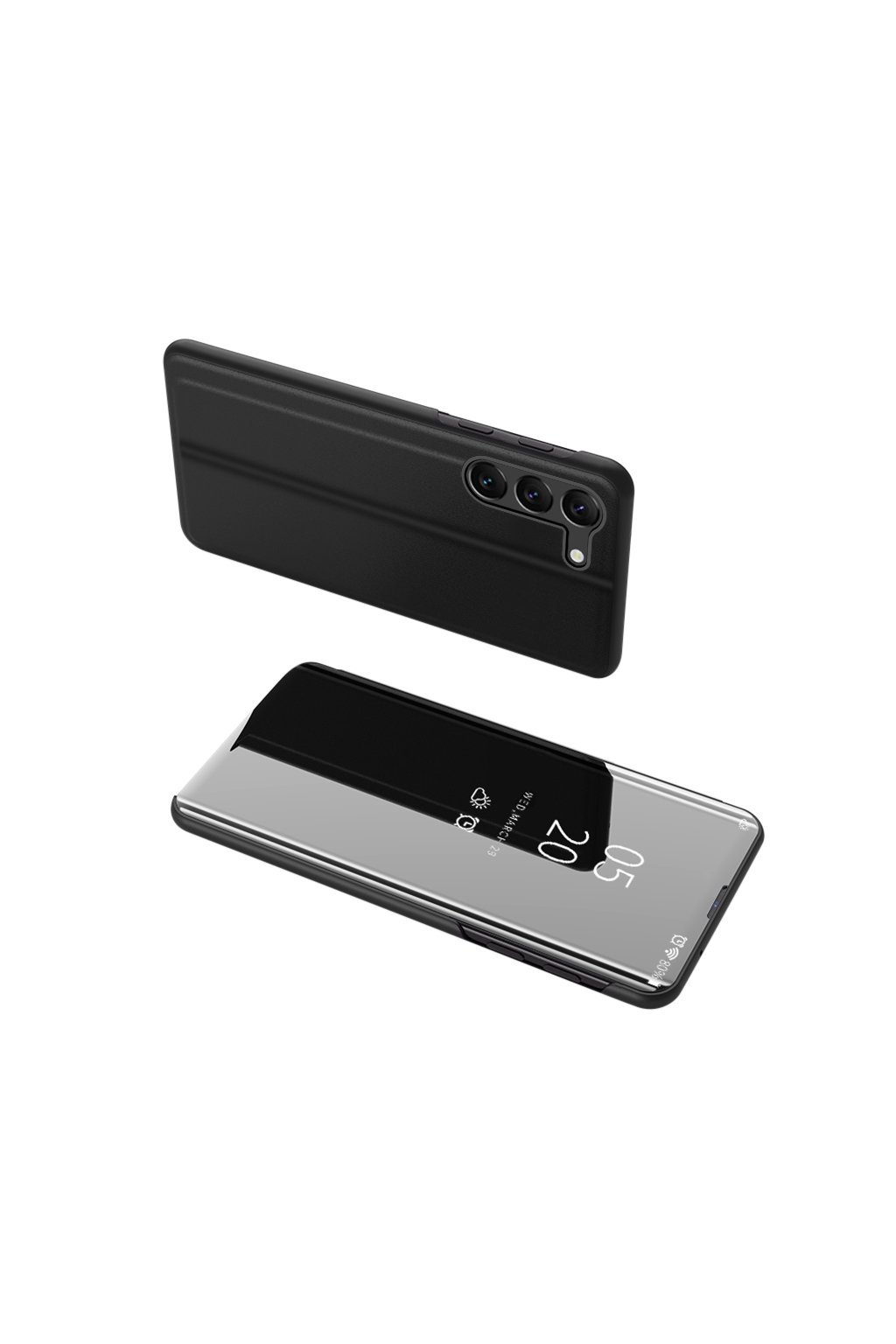 eng pl Clear View Case cover for Samsung Galaxy S23 flip cover black 135904 8