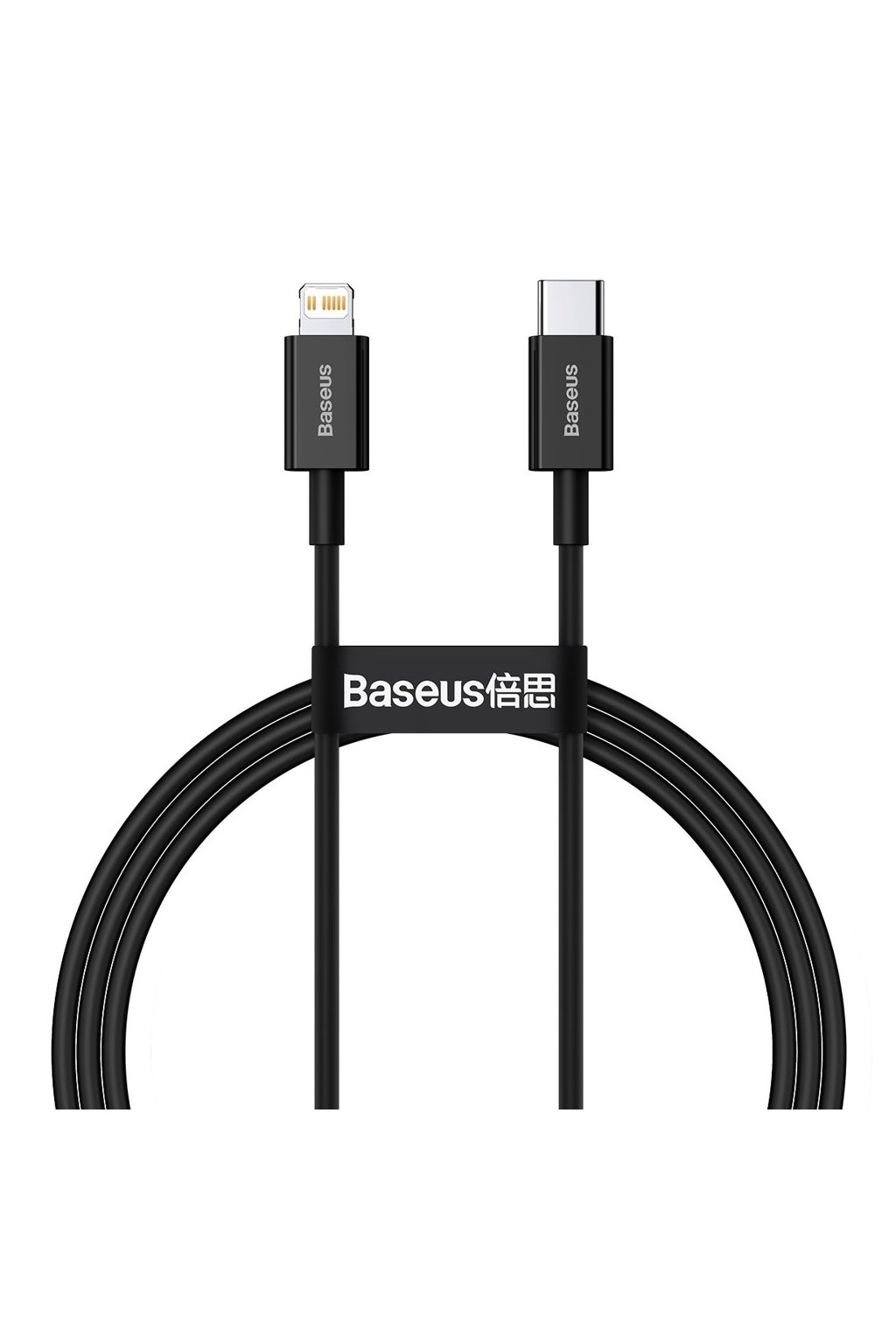 eng pl Baseus Superior USB Type C Lightning cable for fast charging Power Delivery 20 W 1 m black CATLYS A01 69776 1