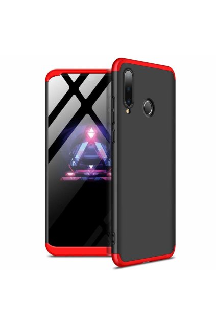 eng pl GKK 360 Protection Case Front and Back Case Full Body Cover Huawei P30 Lite black red 49661 1