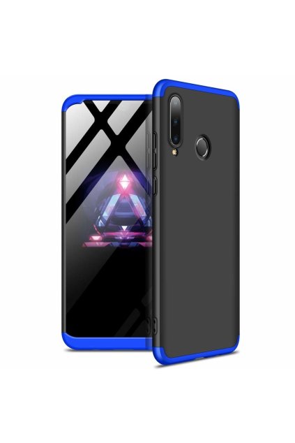 eng pl GKK 360 Protection Case Front and Back Case Full Body Cover Huawei P30 Lite black blue 49662 1