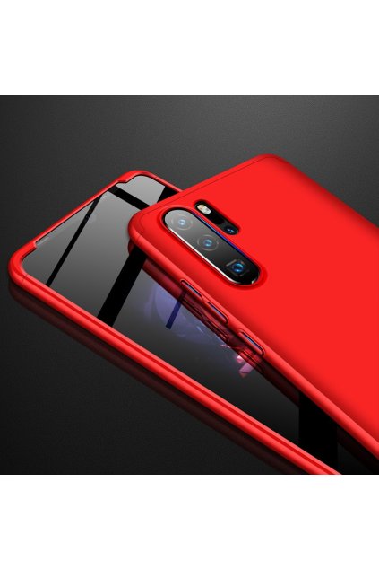 360 oboustranný kryt na Honor 9 červenočerný 1