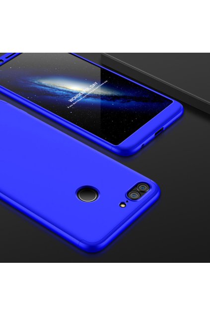 360 oboustranný kryt na Honor 9 Lite modrý 2