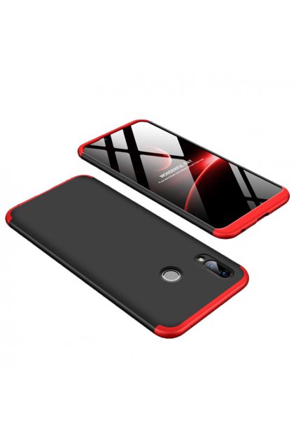 eng pl 360 Protection Front and Back Case Full Body Cover Huawei Honor Play black red 45183 1