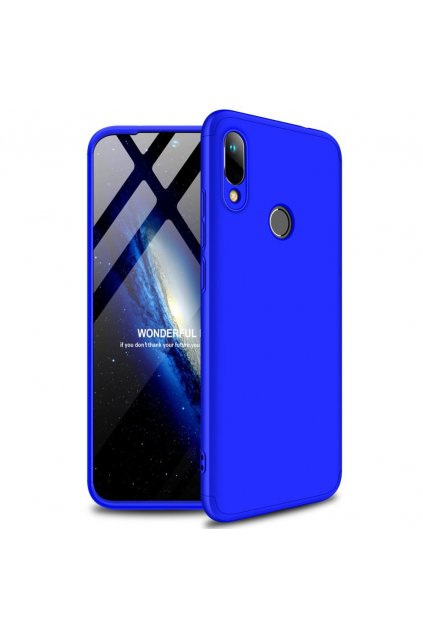 eng pl GKK 360 Protection Case Front and Back Case Full Body Cover Huawei Y6 2019 blue 50066 1