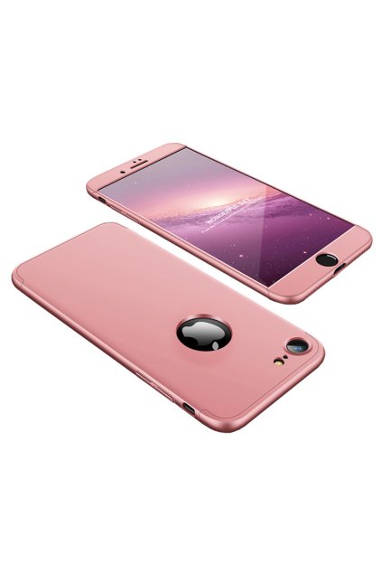 19346 6 360 oboustranny kryt na iphone 7 iphone 8 ruzovy