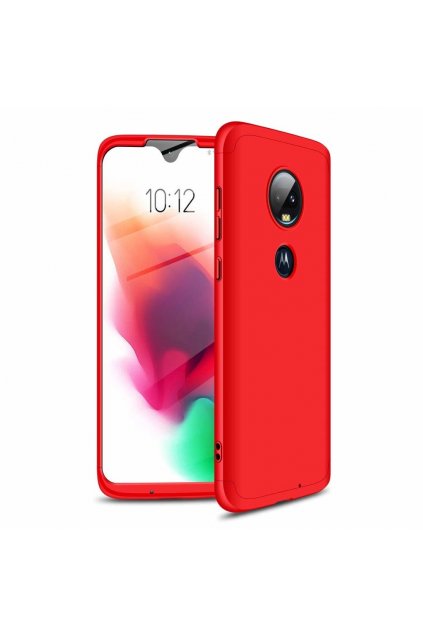 eng pl GKK 360 Protection Case Front and Back Case Full Body Cover Motorola Moto G7 red 46551 1