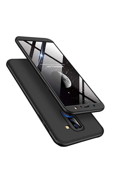oboustranný kryt 360 na samsung A6+ černý tit