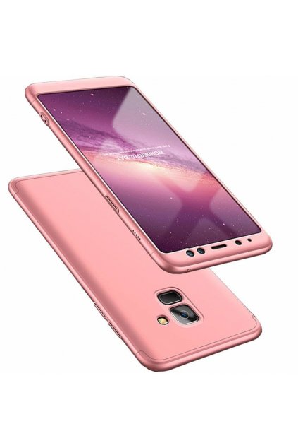 eng pl 360 Protection Front and Back Case Full Body Cover Samsung Galaxy A8 2018 A530 pink 45430 1