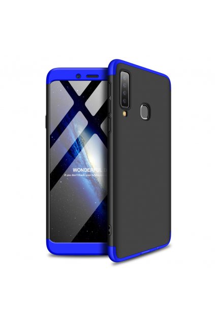 eng pl 360 Protection Front and Back Case Full Body Cover Samsung Galaxy A9 2018 A920 black blue 47431 1