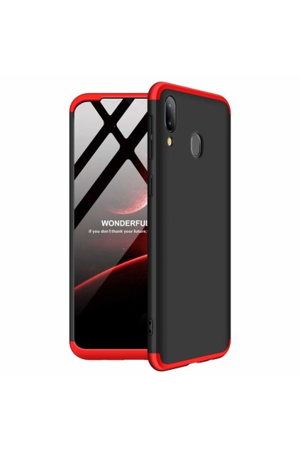 eng pl GKK 360 Protection Case Front and Back Case Full Body Cover Samsung Galaxy M20 black red 49049 1 (1)