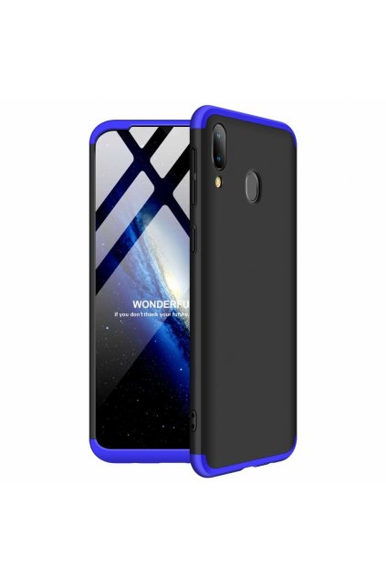 eng pl GKK 360 Protection Case Front and Back Case Full Body Cover Samsung Galaxy M20 black blue 49050 1