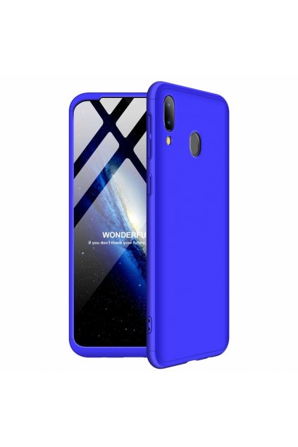 eng pl GKK 360 Protection Case Front and Back Case Full Body Cover Samsung Galaxy M20 blue 49048 1