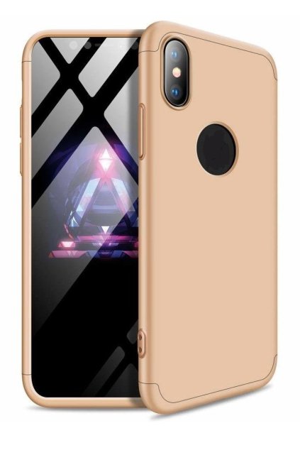 360 obojstranný kryt na Samsung Galaxy S8 - zlatý