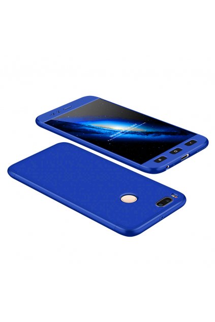 360 oboustranný kryt na Xiaomi Mi A1, Mi 5X modrý