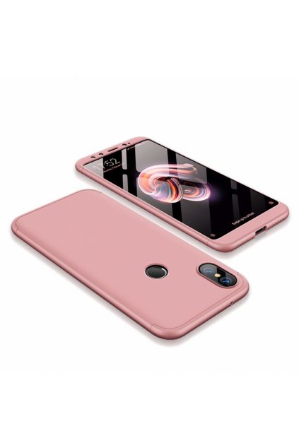 eng pl 360 Protection Front and Back Case Full Body Cover Xiaomi Mi A2 Mi 6X pink 45191 5