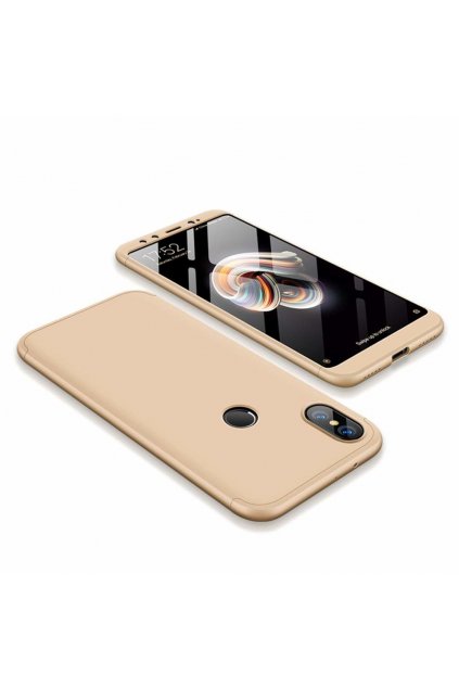 eng pl 360 Protection Front and Back Case Full Body Cover Xiaomi Mi A2 Mi 6X golden 45188 1