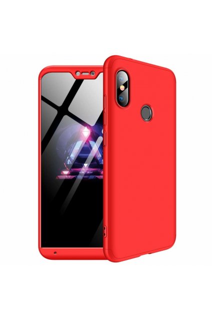 eng pl 360 Protection Front and Back Case Full Body Cover Xiaomi Mi A2 Lite Redmi 6 Pro red 45195 1
