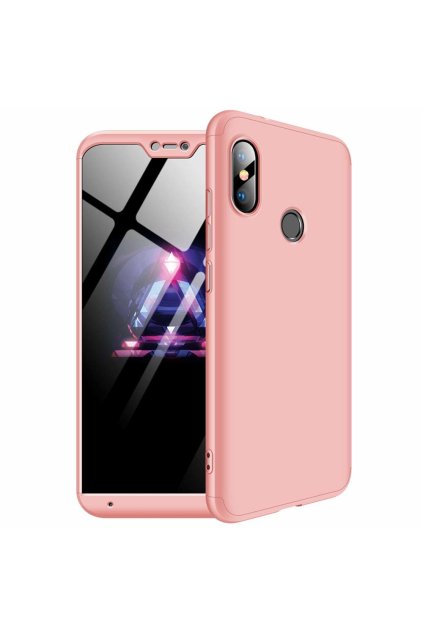 eng pl 360 Protection Front and Back Case Full Body Cover Xiaomi Mi A2 Lite Redmi 6 Pro pink 45197 1