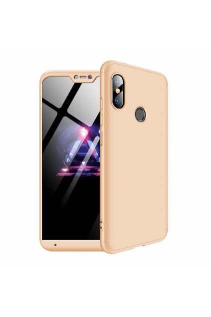 eng pl 360 Protection Front and Back Case Full Body Cover Xiaomi Mi A2 Lite Redmi 6 Pro golden 45194 1