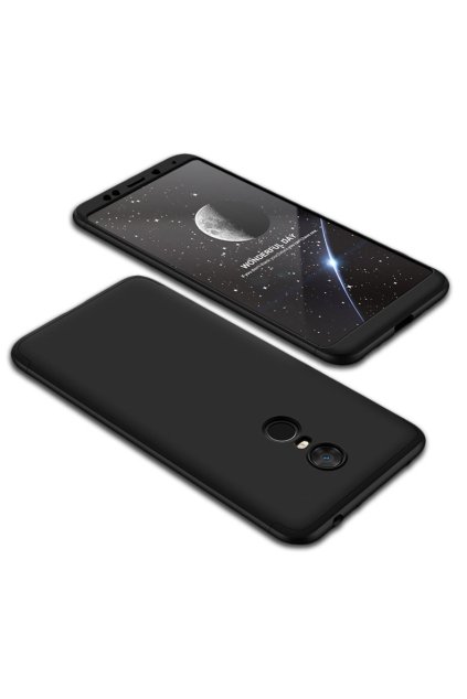 oboustranný kryt 360 na Xiaomi Redmi 5 černý