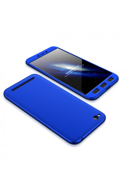 360 oboustranný kryt na Xiaomi Redmi 5A modrý 1
