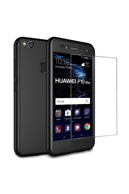 360 oboustranný kryt na huawei p10 lite černý 1