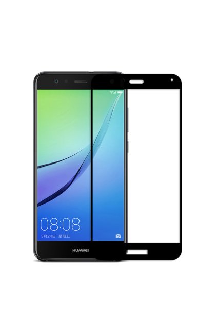 3d tvrzené sklo na huawei p10 černé 1