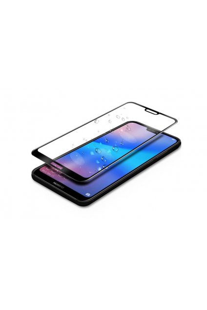 celoplošné 3D sklo na huawei p20 lite černé uprava