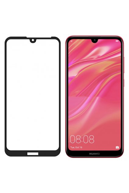 eng pl Wozinsky Tempered Glass Full Glue Super Tough Screen Protector Full Coveraged with Frame Case Friendly for Huawei Y5 2019 black 50430 2