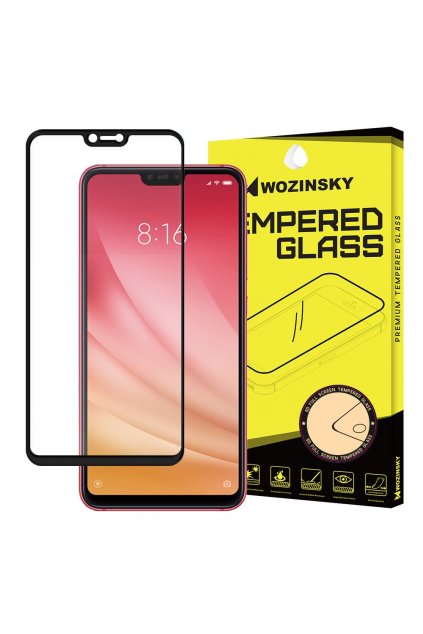 eng pl Wozinsky Tempered Glass Full Glue Super Tough Screen Protector Full Coveraged with Frame Case Friendly for Xiaomi Mi 8 Lite black 44980 1