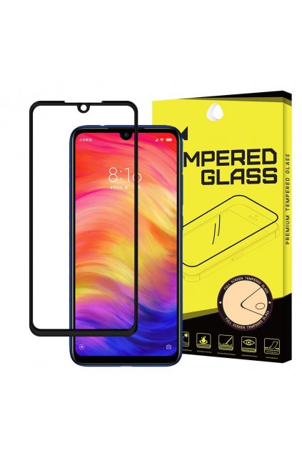 eng pl Wozinsky Tempered Glass Full Glue Super Tough Screen Protector Full Coveraged with Frame Case Friendly for Xiaomi Redmi Note 7 black 47067 1