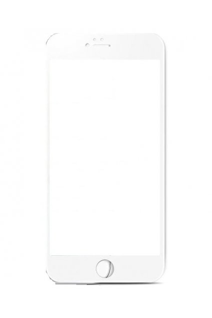 8580 3d soft tvrzene sklo na iphone 6 6s bile