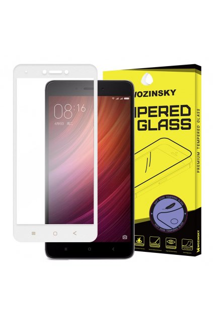 3D sof sklo na Xiaomi redmi note 4 global bílé