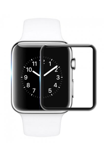 21917 3d tvrzene sklo na apple watch 42x36 mm cerne