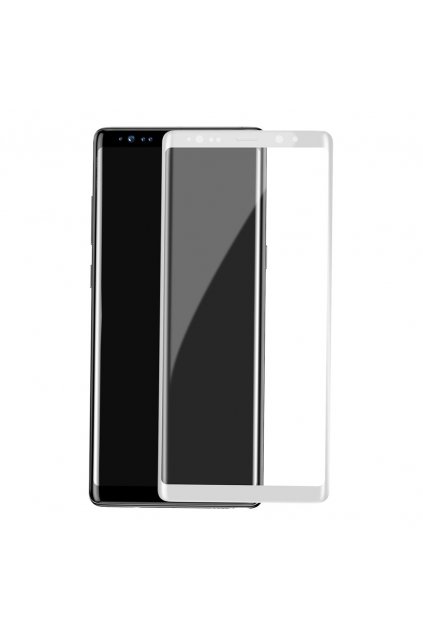 eng pl Baseus 3D Arc Tempered Glass Film Full Screen Protector with Silk Screen Rim Samsung Galaxy Note 8 G950 white SGSANOTE8 3D02 25590 1