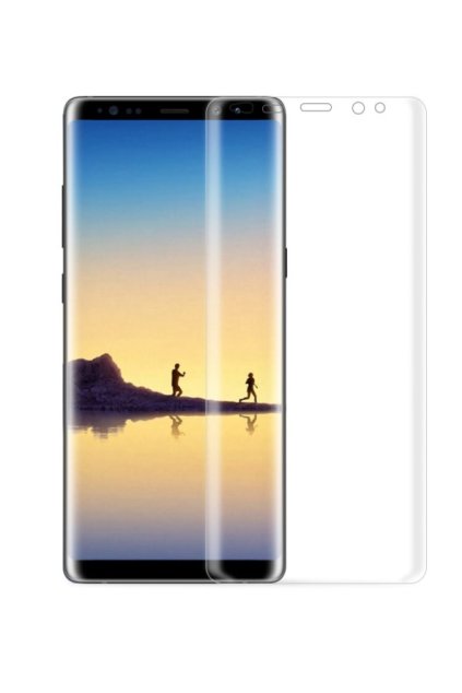 3d tvrzené sklo na samsung note 8 transparentní