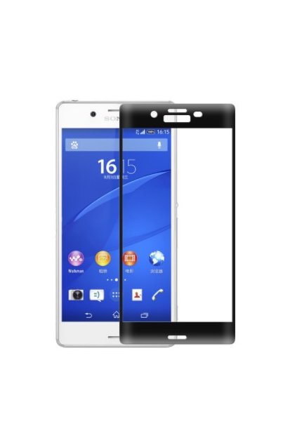 tvrzené sklo na Sony X včetně rámečku černé