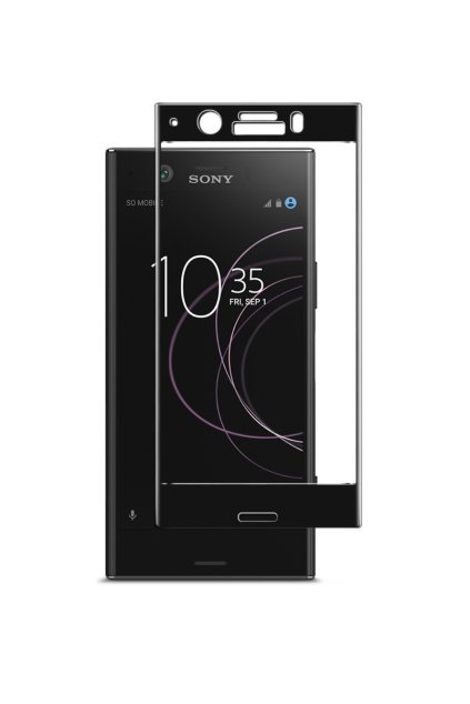 3D Tvrzené sklo na Sony Xperia XZ1 compact černé 2
