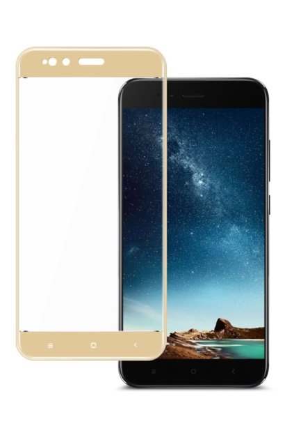 3D tvrzené sklo na Xiaomi MI A1 zlaté