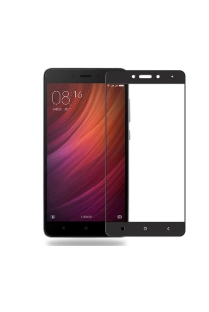 2.5D tvrzené sklo pro Xiaomi note 4 včetně rámečku černé 3
