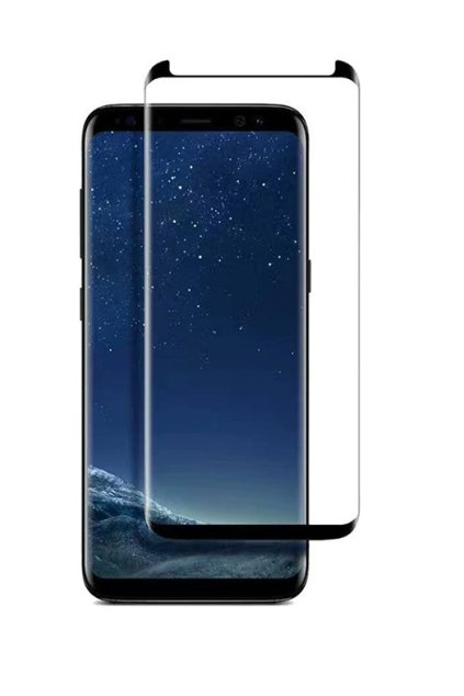 celoplošné 3D sklo na samsung s8 2018 černé 2
