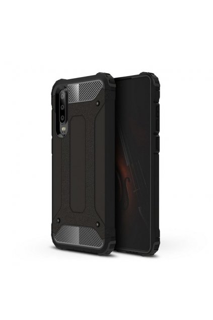 eng pl Hybrid Armor Case Tough Rugged Cover for Huawei P30 black 46564 1