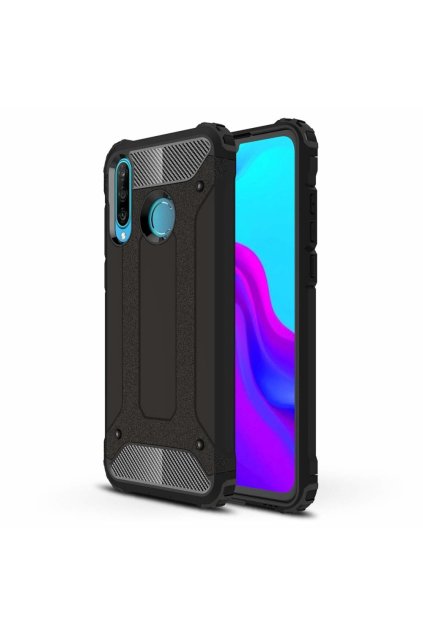 eng pl Hybrid Armor Case Tough Rugged Cover for Huawei P30 Lite black 49269 1