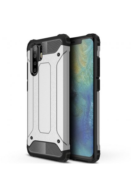 eng pl Hybrid Armor Case Tough Rugged Cover for Huawei P30 Pro silver 46571 1