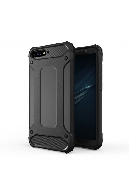 eng pl Hybrid Armor Case Tough Rugged Cover for Huawei Y6 2018 black 42378 1