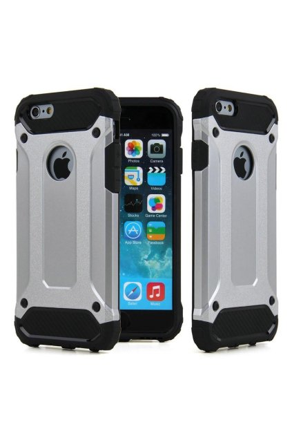 Armor kryt na iPhone 6,6S stříbrný 2