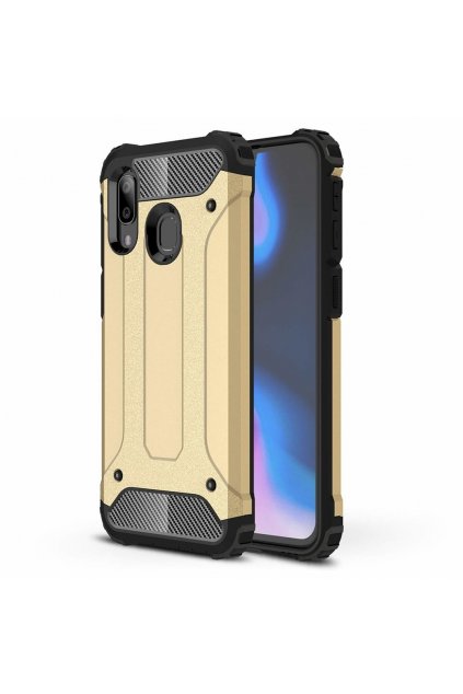 eng pl Hybrid Armor Case Tough Rugged Cover for Samsung Galaxy A40 golden 50377 1