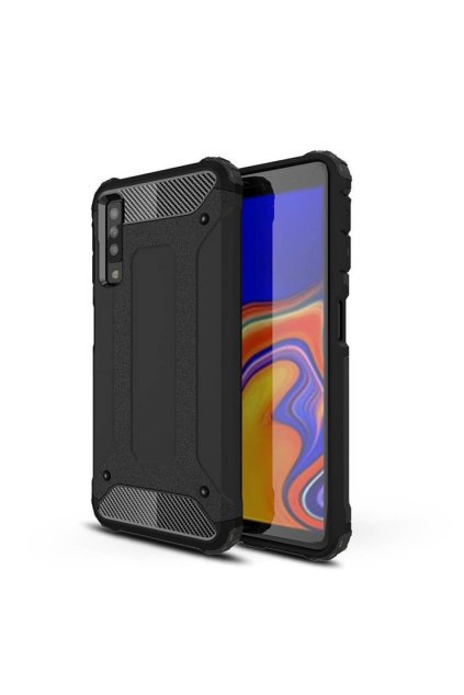 eng pl Hybrid Armor Case Tough Rugged Cover for Samsung Galaxy A7 2018 A750 black 45727 1