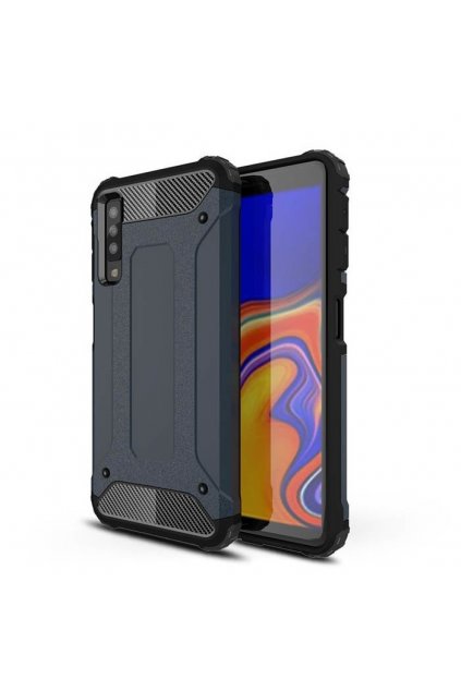 eng pl Hybrid Armor Case Tough Rugged Cover for Samsung Galaxy A7 2018 A750 blue 45728 1